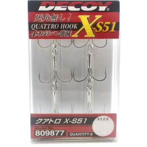X-S51 Quatto Treble Dörtlü 6P Olta İğnesi