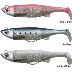 Savage Gear 3D TPE Minnow 10Cm 23Gr Silikon Yem WHİTE GLİTTER