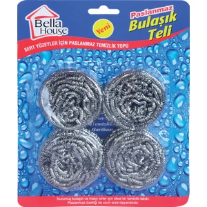 Bulaşık Ovma Teli 4'Lü
