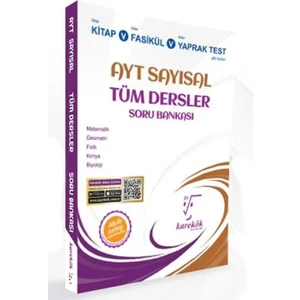 Karekök Yayıncılık AYT Tüm Dersler Soru Bankası [Sayısal]