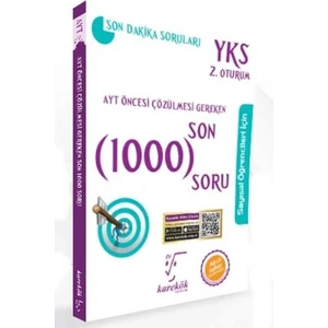 Karekök Yayıncılık AYT Den Önce Çözülmesi Gereken Son 1000 Soru(Sayısal)