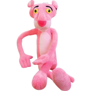 Sevimli Yaramaz Pembe Panter 36-40 cm Peluş Oyuncak Uyku Arkadaşı