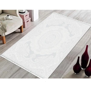 Ruby HA 9688 Beyaz 155 x 230 cm Saçaklı Modern Halı