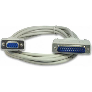 Rs232 DB9 dişi to LPT DB25 pin erkek çevirici kablo