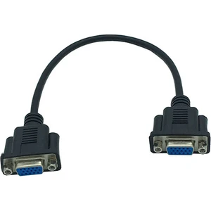 Vga Dişi Dişi 15 Pin Panel Tipi Uzatma Kablosu 30 cm