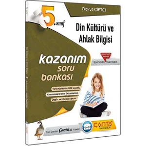 Çanta Yayınları 5. Sınıf Din Kültürü ve Ahlak Bilgisi Kazanım Soru Bankası