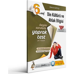 Çanta Yayınları 6. Sınıf Din Kültürü ve Ahlak Bilgisi Yaprak Test