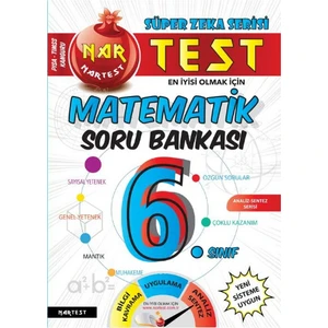 Nartest Yayınevi 6. Sınıf Süper Zeka Matematik Soru Bankası Fen Liselerine Hazırlık