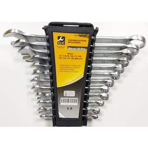 Tools Kombine Anahtar Takımı 12'li Düz Yıldız 6x22 mm