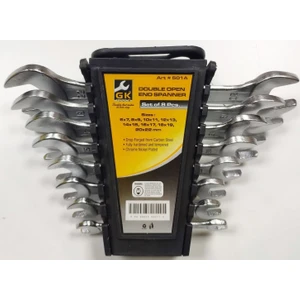 Tools 8'li 2 Ağız Anahtar Takımı Düz Anahtar 6x22 mm