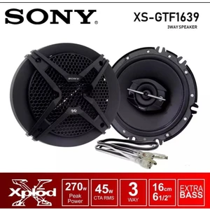 Xs-Gtf1639 270 Watt 16 cm Yuvarlak Oto Hoparlör