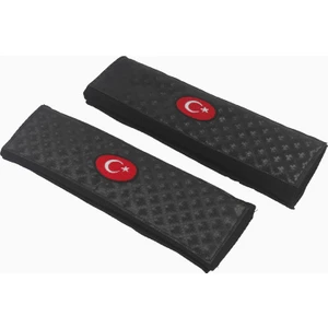 Türk Bayrağı Araca Özel Nakışlı Oto Emniyet Kemeri Konfor Kılıfı