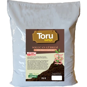 Toru Bahçe Solucan Gübresi 20 lt (10kg)Toprak Düzenleyici Solucan Gübresi
