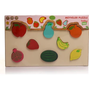 Baby Toys Ahşap Meyveler Puzzle