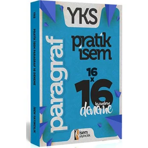 İSEM Yayıncılık 2019 YKS Pratik  Paragraf 16 Deneme