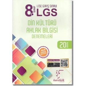 Karekök Yayıncılık 8. Sınıf LGS Din Kültürü ve Ahlak Bilgisi 20 Deneme
