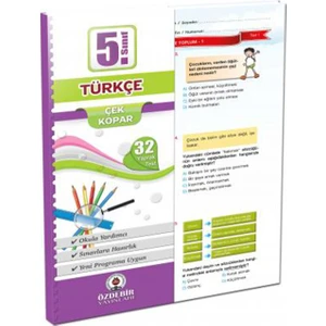 Özdebir Yayınları 5. Sınıf Türkçe Yaprak Test