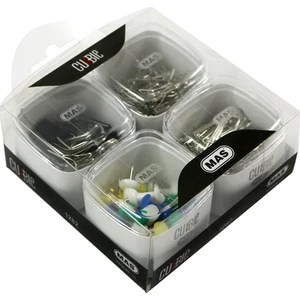 Mas 1282 Ataş + Toplu İğne + Harita Çivisi + Kıskaç(Klips) Cubbie