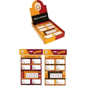 Mor Okul Etiketi Ders Programlı 20 Li Galatasaray 02341 Gs Etk22 02341