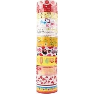 Metalize Desenli Bant 10 Lu Ct-01 (1 Paket 10 Adet)
