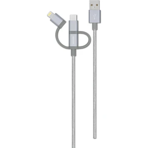 DLC2608SR Lightning & USB C  - Örme Şarj & Data Kablo