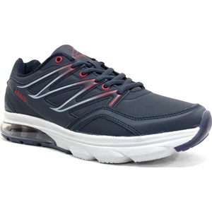 Lacivert Kırmızı Airknx Bağcıklı Sneaker Spor Ayakkabı