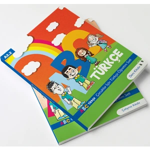 İstanbul Kültür Sanat Basımevi  İstanbul ABC A2.1 - A2.2 Çocuklar İçin Türkçe Öğretim Seti Ders Kitabı Çalışma Kitabı ve CD