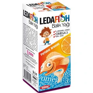Ledafish Balık Yağı 150 Ml Portakal Aromalı