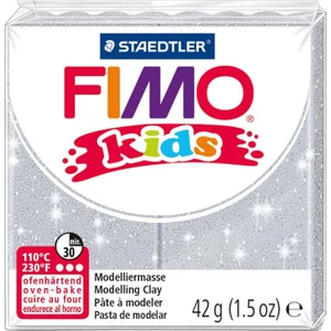 Fimo Kids Polimer Kil 42Gr. Glitter Silver