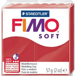 Fimo Soft Polimer Kil 57Gr. Christmas Red