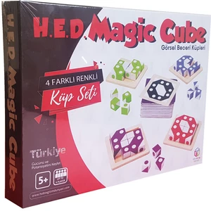 Hobi Eğitim Dünyası Magic Cube Görsel Beceri Küpleri Oyunu