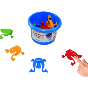 Zuzu Toys Zıp Zıp Kurbağa - Dayanıklı Plastik, Sevimli Tasarımıyla 12,5x12,5x9 cm, Renkli ve Eğlenceli