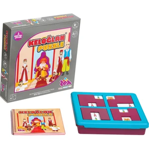Zet Zeka Keloğlan Puzzle Zeka, Akıl, Mantık ve Strateji Oyunu 3 Yaş ve Üzeri
