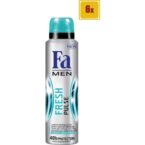 Deo Spray Men Fresh Pulse 150 ml 6'lı Set