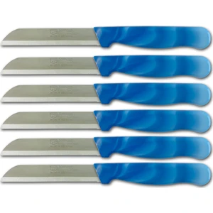 Meyve Sebze Bıçağı 6 Adet Mavi