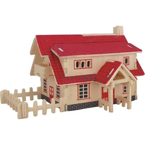 3D Ahşap Maket Çiftlik Evi