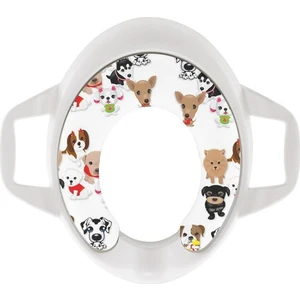 Comfort Kids Klozet Adaptörü Yavru Köpek Desen Beyaz