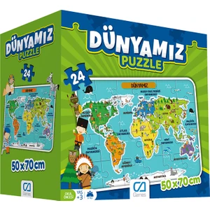 Ca Ca Games  Dünyamız Yer Puzzle 50x70 cm