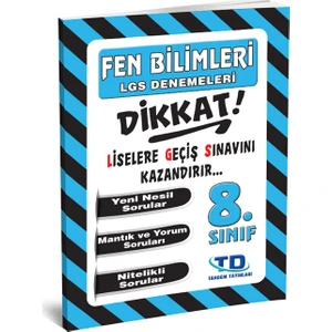 Tandem 8. Sınıf LGS Fen Bilimleri 8 Deneme