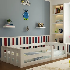 İdeal Montessori Karyola Beyaz U4 - 90 x 190 Yatak Uyumlu  - Genç - Çocuk Karyolası