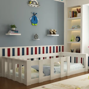 İdeal Montessori Genç - Çocuk Karyola Beyaz U2 - 90 x 190 Yatak Uyumlu