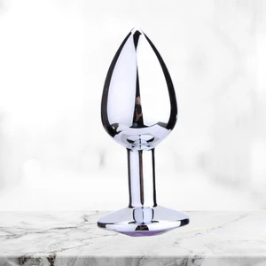 Taşlı 7 cm Süper Lüks Metal Anal Plug