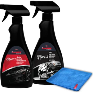 2'li Set Effort 2 & Effort 3 Mikrofiber Bez