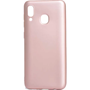 Case 4U Samsung Galaxy A20 - A30 Kılıf Klasik Mat Renkli Yumuşak Premier Silikon Rose Gold