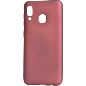 Case 4U Samsung Galaxy A20 - A30 Kılıf Klasik Mat Renkli Yumuşak Premier Silikon Koyu Mor