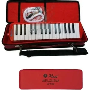 Melodika 32 Tuşlu Kırmızı