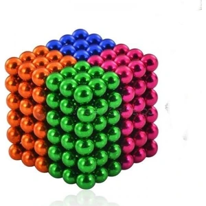 Nts Renkli Manyetik Mıknatıs Toplar 5Mm 216 Adet Neocube Neo Cube Küp Neodymium
