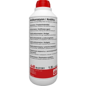 -55 Derece Hazır Karışım 1.5 Litre Kırmızı Organik Antifriz - G12 (Üretim Yılı: 2025)