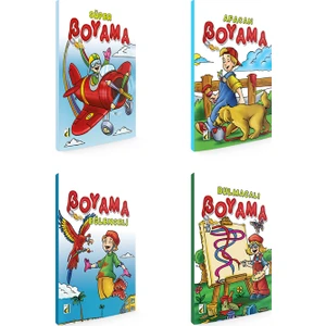 Süper Boyama Serisi (4 Kitap Takım)