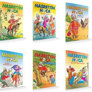 Nasrettin Hoca (6 Kitap Ve Büyük Boy) - Anonim